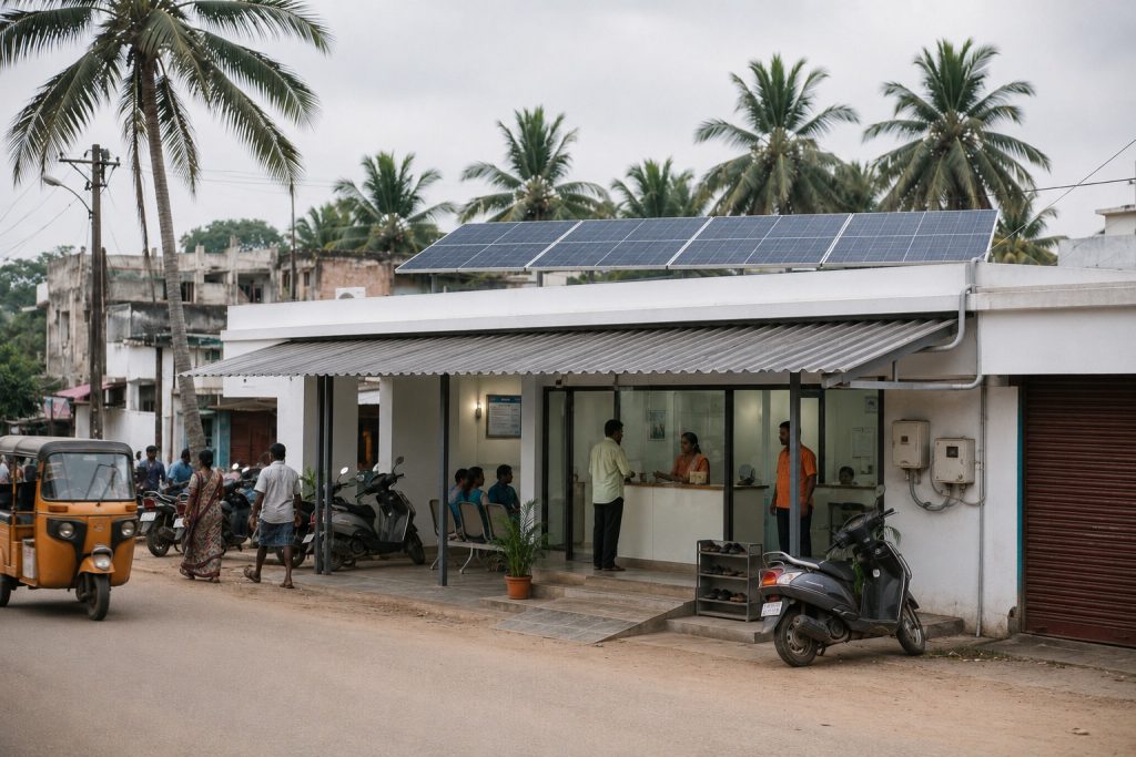 Rooftop solar installation