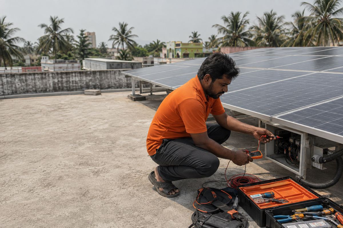 Solar Panel Maintenance in Andhra Pradesh’s Climate: A Season-by-Season Checklist
